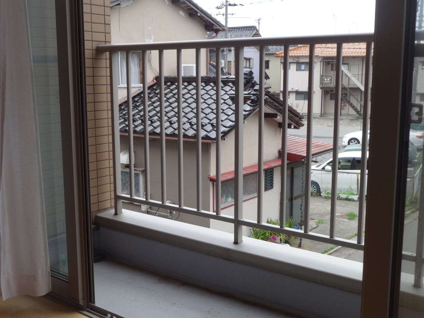 南向きのベランダ